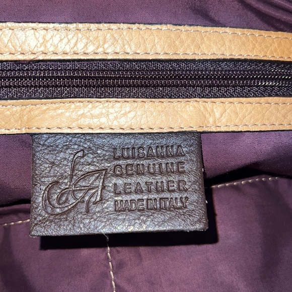 Luisanna leather shopper tote - Picture 3 of 4